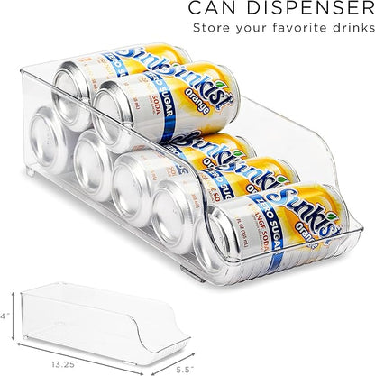 Sorbus Fridge Bins and Freezer Bins Refrigerator Organizer Stackable Food - Image 4