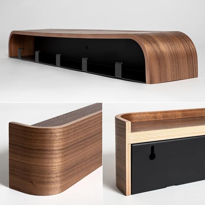 Kazai. Wall-Mounted Coat Rack 'Toke' - Image 3