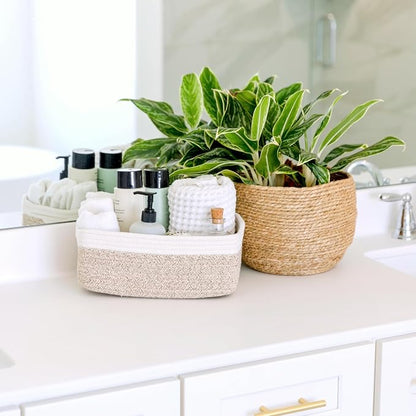 NaturalCozy 11.8"x8"x4.5” Storage Baskets - Image 9