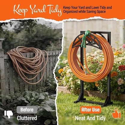 Garden Hose Holder, Heavy-Duty Water Hose Reel - Image 6