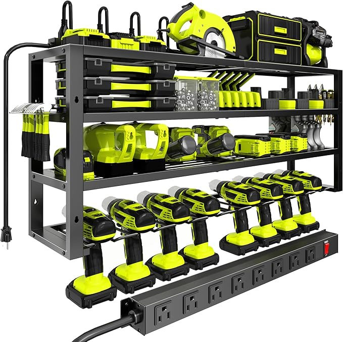 Large Power Tool Organizer Wall Mount by CFMASTER