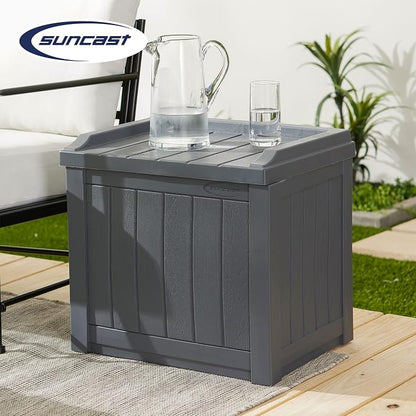 Suncast 4 Pack Small Deck Box Storage w/Bench Seat - Image 4