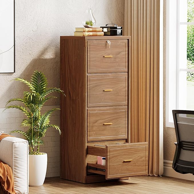 Tribesigns 4-Drawer File Cabinet - Image 3