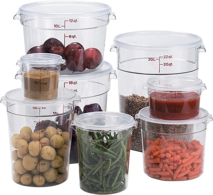 Cambro 22 qt Round Polycarbonate Food Storage Container - Image 2