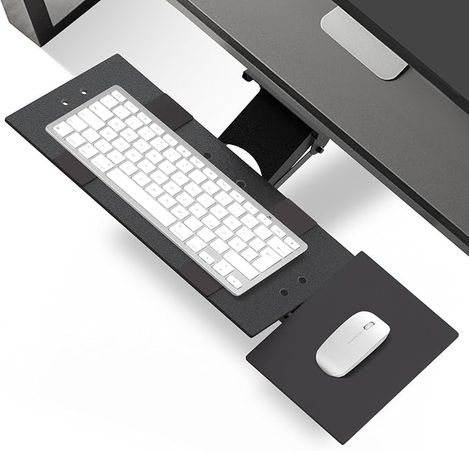KT1 Ergonomic Keyboard Tray Under Desk by UncagedErgonomics