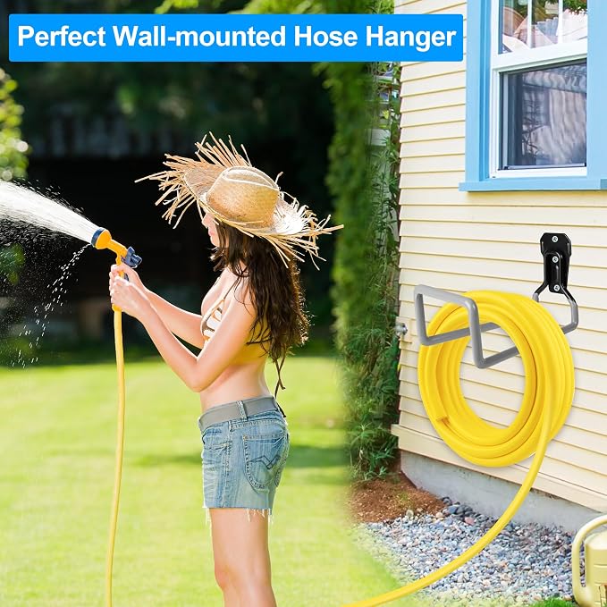 2PCS Water Hose Holder Wall Mount - Image 3