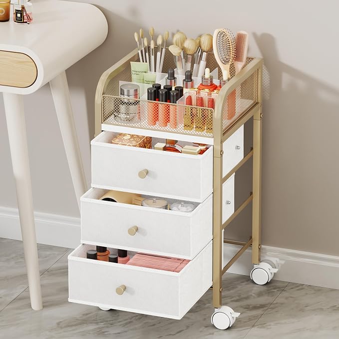 SWTYMIKI Rolling Makeup Organizer Cart - Image 4