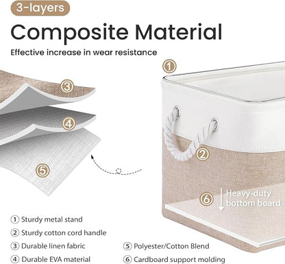 15x11x10 In Foldable Fabric Large Storage Bins - Image 2