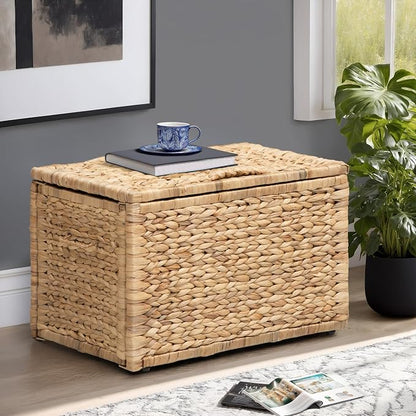eHemco Storage Trunk with Metal Frame, 20.5 by 14.8 by 13.4 Inches | Safety - Image 2
