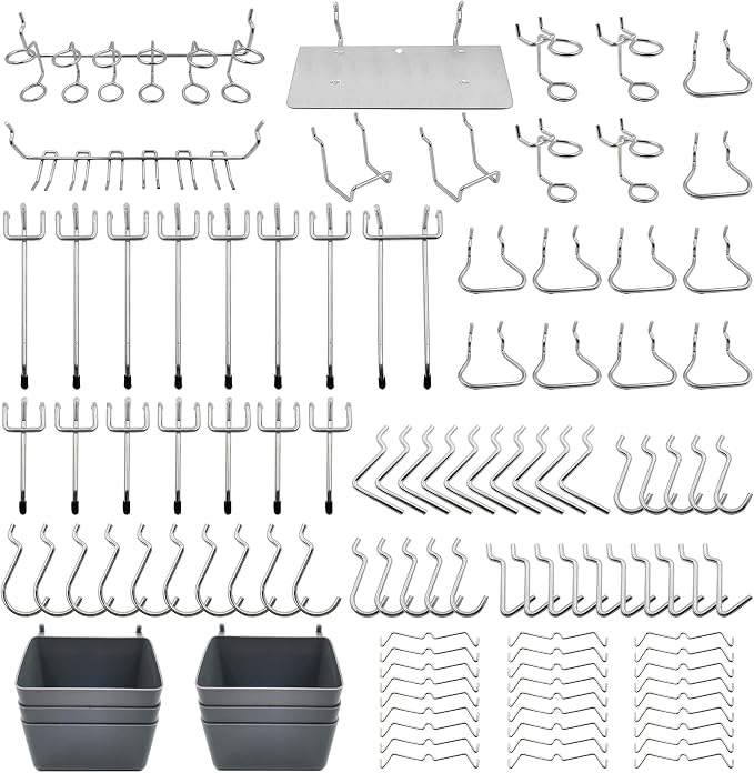 FRIMOONY Pegboard Hooks Assortment by FRIMOONY