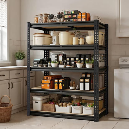Garage Storage Shelves, 2400 LBS Heavy Duty Shelving, Metal Garage Shelves - Image 2