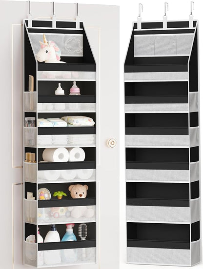 Criusia Over the Door Organizer, Heavy-Duty 6-Shelf Hanging Storage by Criusia