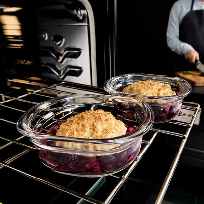 Rubbermaid Brilliance® Glass Round Leak-Proof 6-Piece Set Food Storage - Image 3