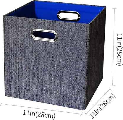 Posprica Storage Cubes, 11×11 Foldable Storage Bins, Thick and Heavy duty - Image 3