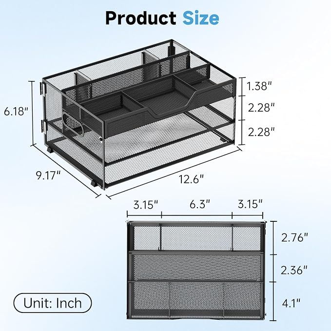 Daltack 3-Tier Desk Organizer - Image 3