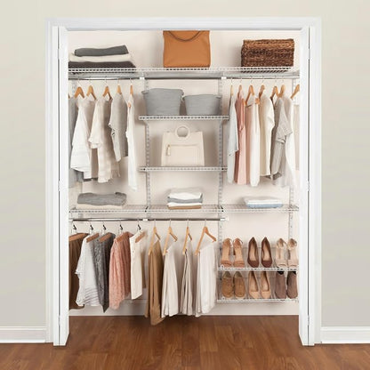 Rubbermaid Configurations Custom Closet Kit 6-10 Ft. Adjustable Metal Wire by Rubbermaid