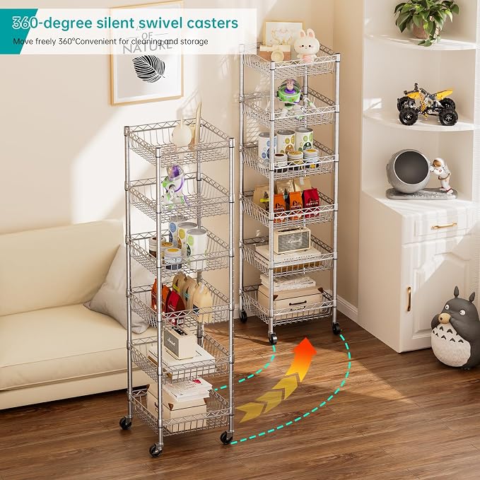 SINGAYE Shelf Storage Wire Shelving：Shelves Rack Standing Units - Image 7