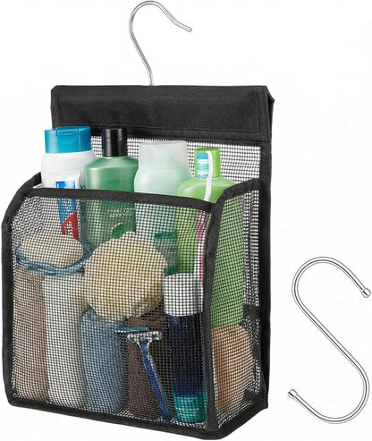 Mesh Shower Caddy Hanging, Transparent Rotating Hanging Mesh Bath Baskets by Unknown