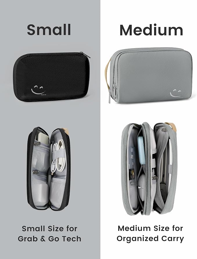 Travelkin Travel Cord Organizer, Small Electronic Organizer Travel Case - Image 9