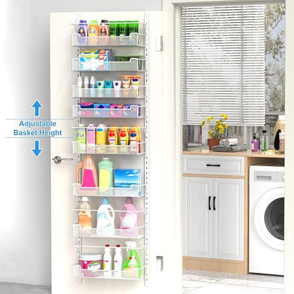 Over the Door Pantry Organizer, 8-Tier Over the Door Organizer - Image 2