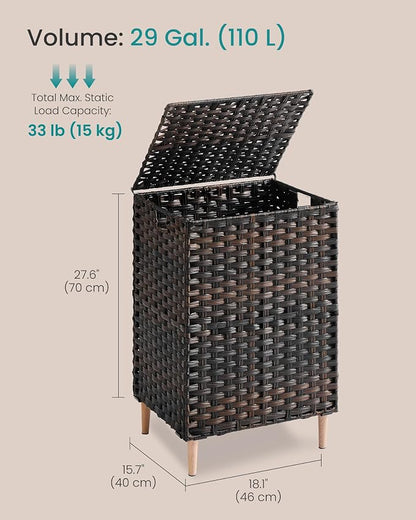 SONGMICS 2-Section Laundry Hamper - Image 7