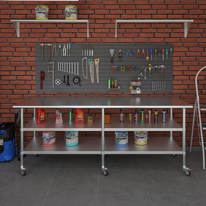 AmGood Stainless Steel Work Table - Image 8