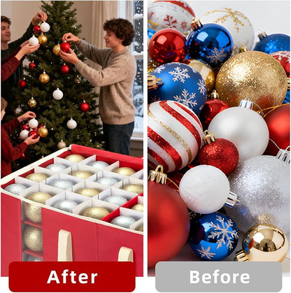 Christmas Visible Ornament Storage Box - Image 5