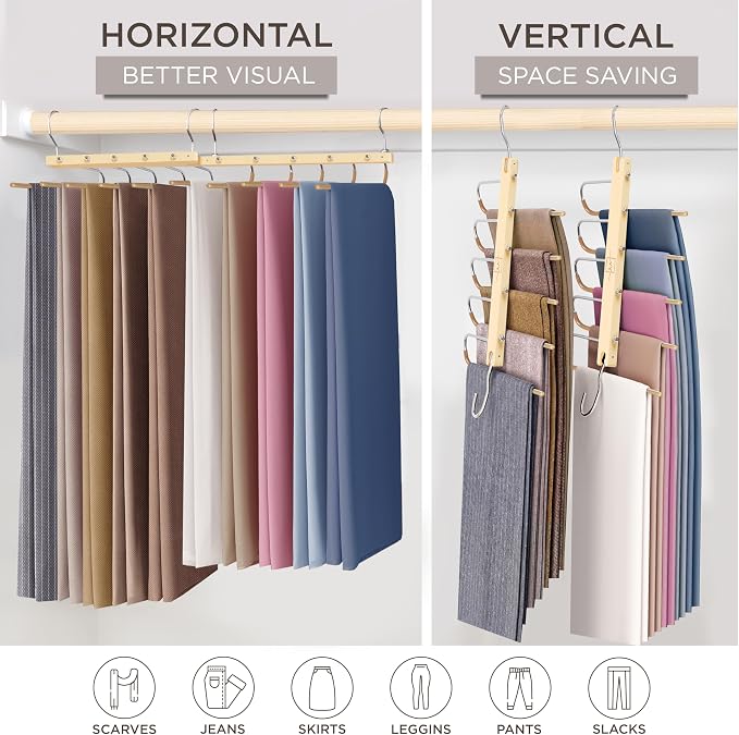 MORALVE Pants Hangers Space Saving - Image 4