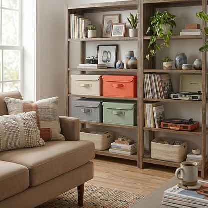 GRANNY SAYS Storage Bins with Lids, Decorative Storage Boxes, Shelf Baskets - Image 6
