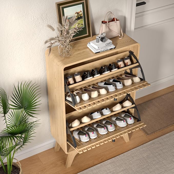 Jluomei Narrow Shoe Cabinet Storage - Image 4