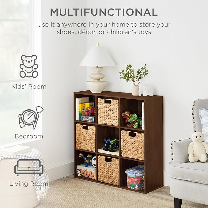 Best Choice Products 9-Cube Storage Organizer, 13.5in Shelf Opening, Display - Image 4