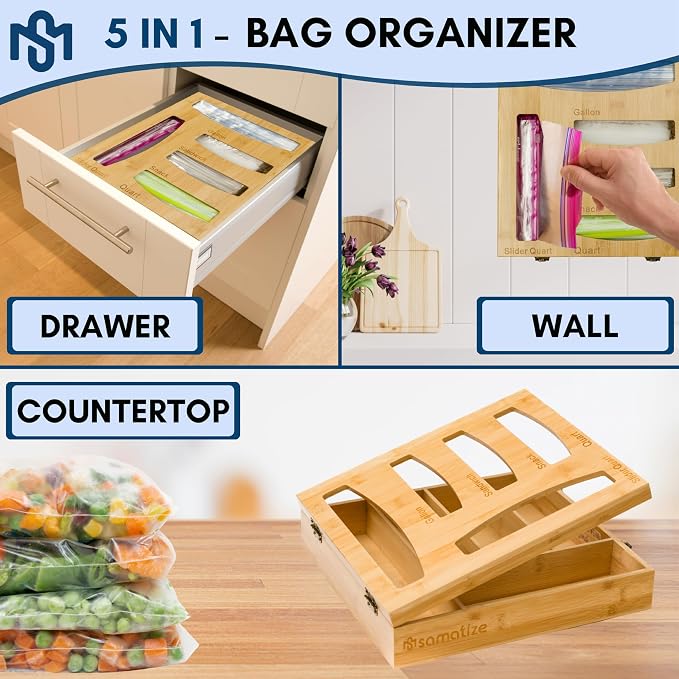 Storage Bag Holder, Baggie Organizer - Image 6