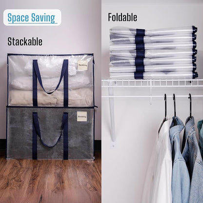 VENO 4 Pack Moving Bags and Large Christmas Decoration Storage Bins - Image 8