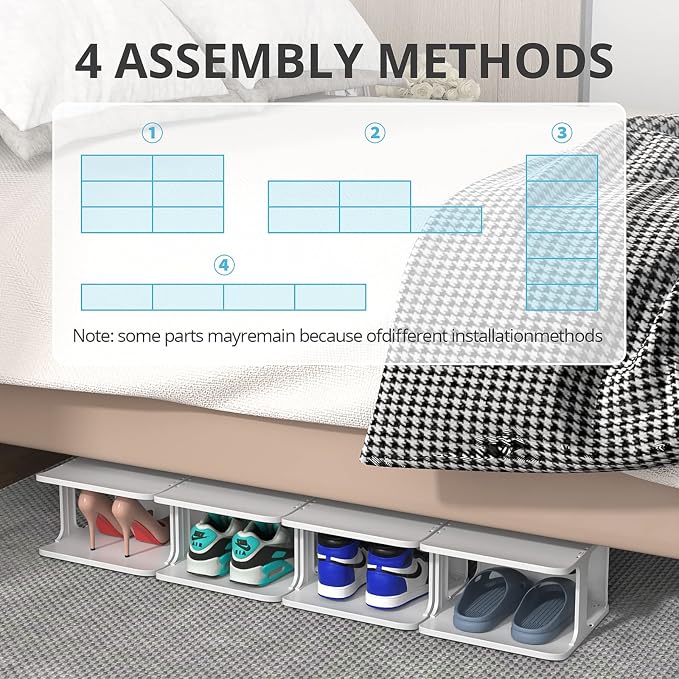 ZOINLIY Stackable Shoe Organizer - Image 4