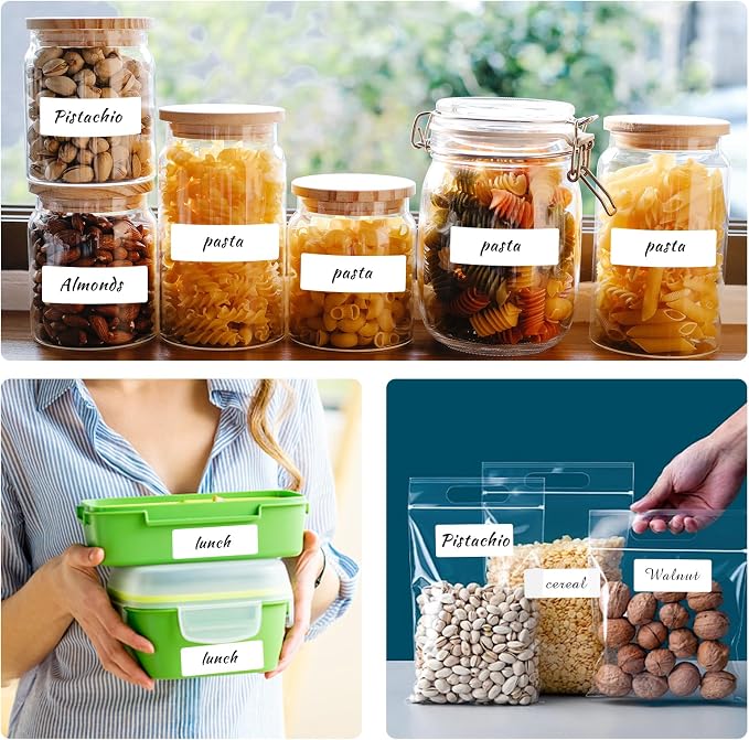 Removable Freezer Labels, Date Label 1x3 Inch Food Storage Stickers, Waterproof - Image 5