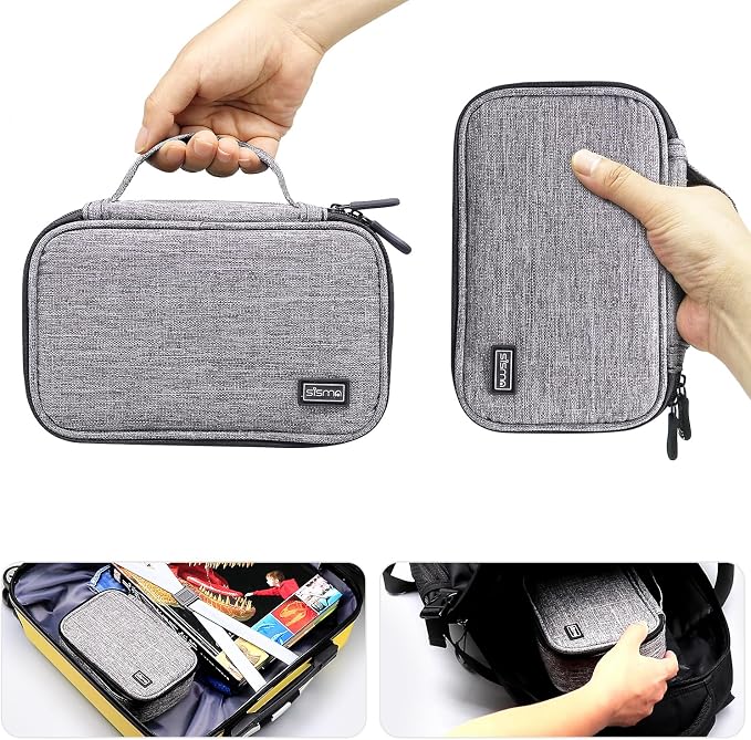 sisma Travel Electronics Organizer Small Carrying Case - Image 2