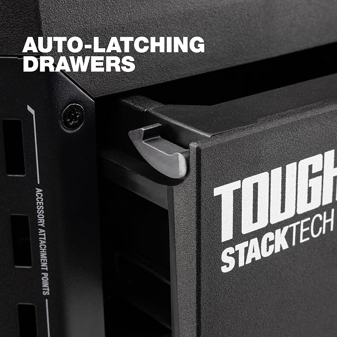 ToughBuilt StackTech XL 3 Drawer Tool Box, Heavy-Duty Portable Tools Chest - Image 6
