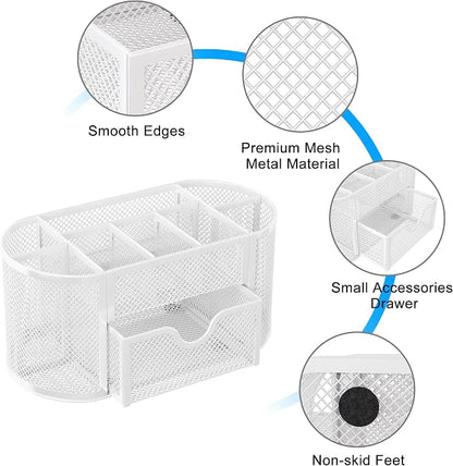 EasyPAG Mesh Pen Holder Desk Organizer - Image 4