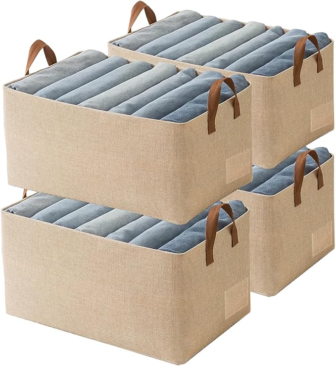 AARAINBOW Linen Closet Organizer Storage Bin by AARAINBOW