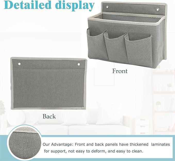 2-Pack Wall Hanging Organizer Bag/Hanging Baskets - Image 4