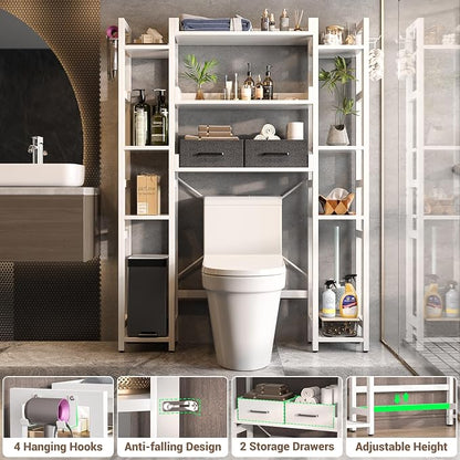 Over The Toilet Storage with 2 Drawers - Image 4