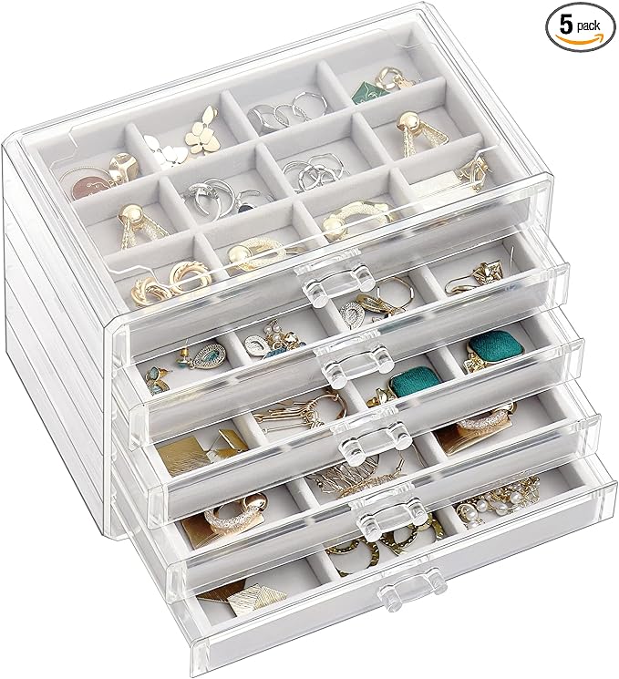 ProCase Earring Holder Organizer Jewelry Box by ProCase