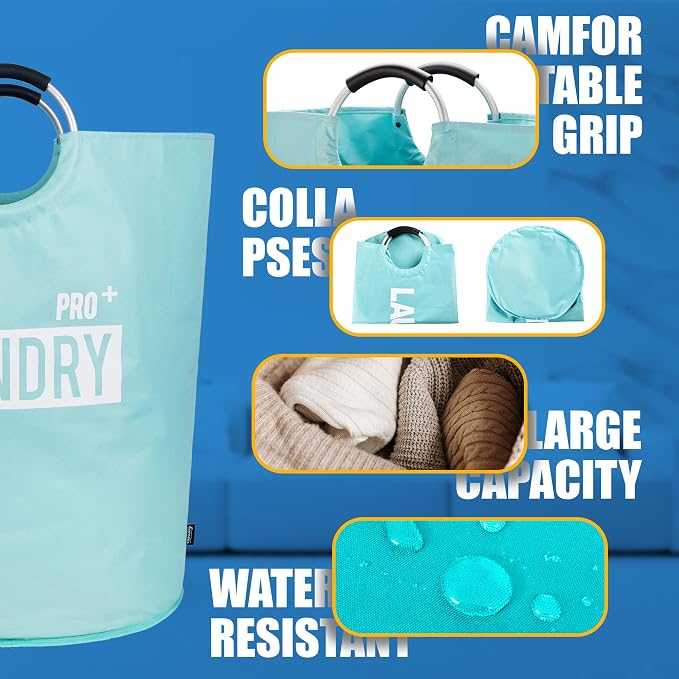 Caroeas Super Large 150L Laundry Hamper Pro, Waterproof Laundry Basket - Image 6
