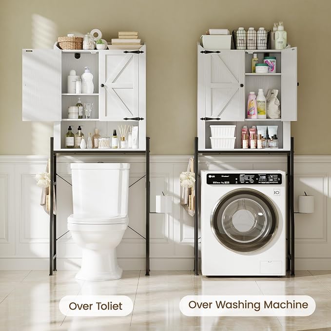 Over The Toilet Storage Cabinet, Over Toilet Organizer - Image 6