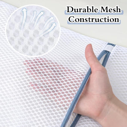 Heavy-Duty Honeycomb Mesh Laundry Bags 5-Pack | Delicates Protector - Image 3