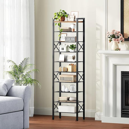 YATINEY 10-Tier Narrow Shoe Rack, Tall Shoe Rack - Image 7