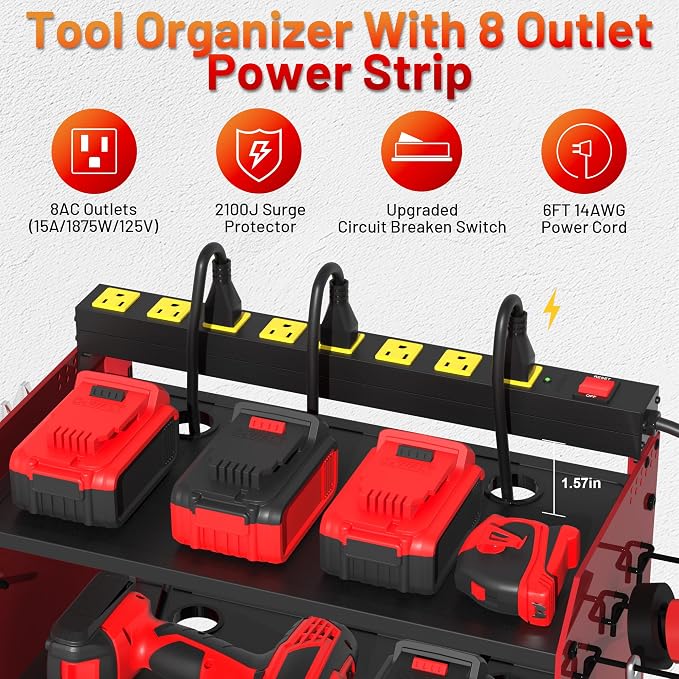 Power Tool Organizer Wall Mount - Image 3