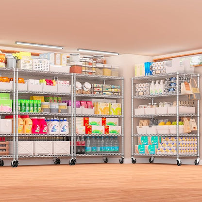 PrimeZone 5 Tier 48" Wx24''Dx81''H Wire Shelving - Image 7