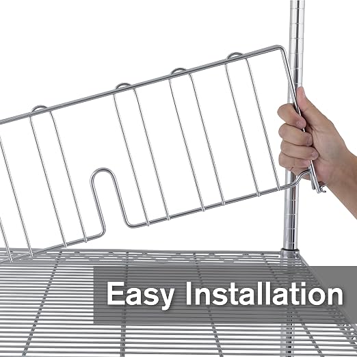 Metro DD24C Super Erecta Chrome Plated Shelf Divider - Image 3