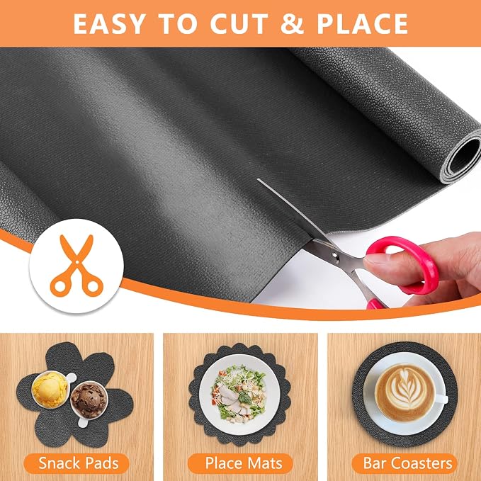 WochiTV Shelf Liner for Cabinets, Drawer Non Adhesive Non Slip Foam Mat for - Image 4